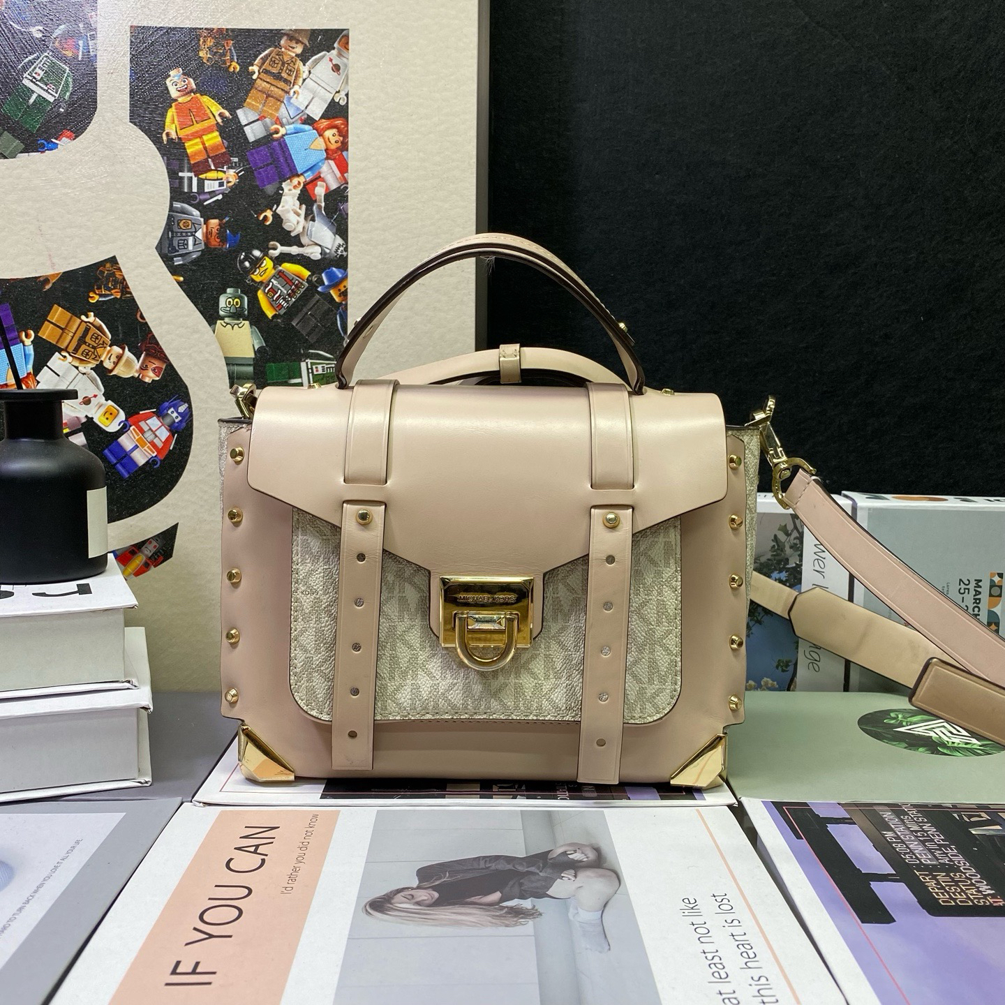 95新 MICHAEL KORS/迈克高仕 23016斜挎包22*17