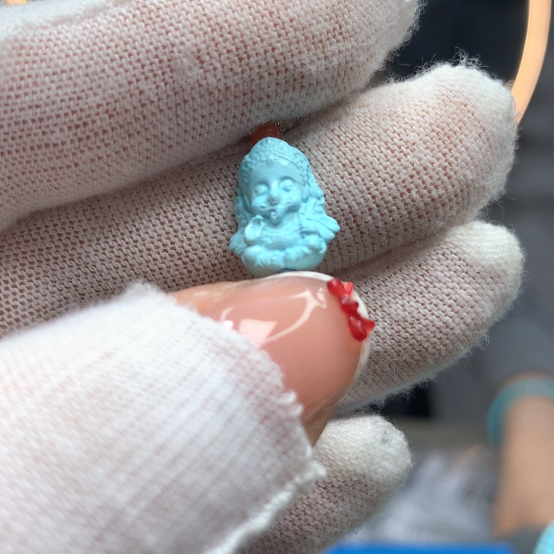 绿松石未镶嵌挂件