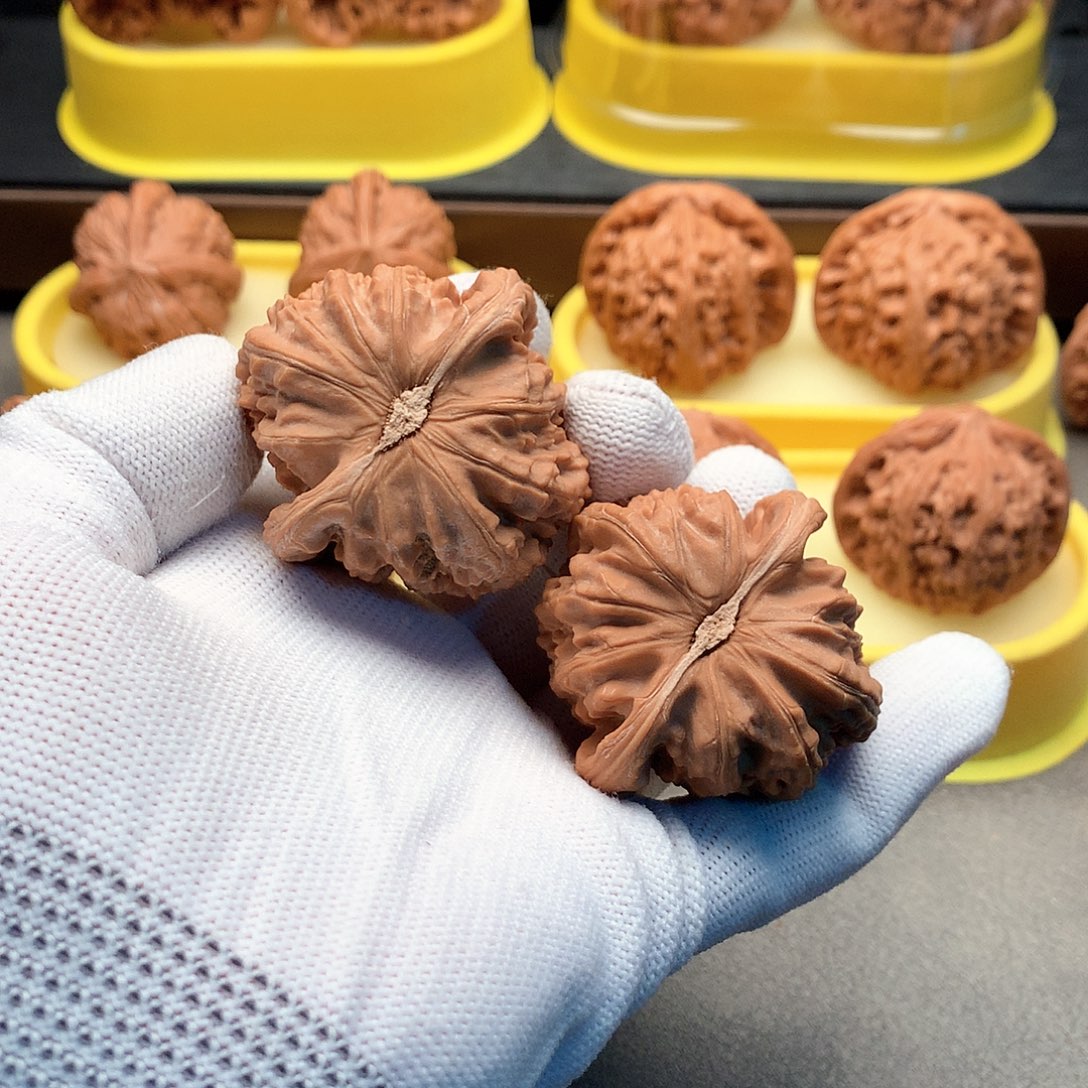 永***弃吊坠文玩核桃312号白狮子45