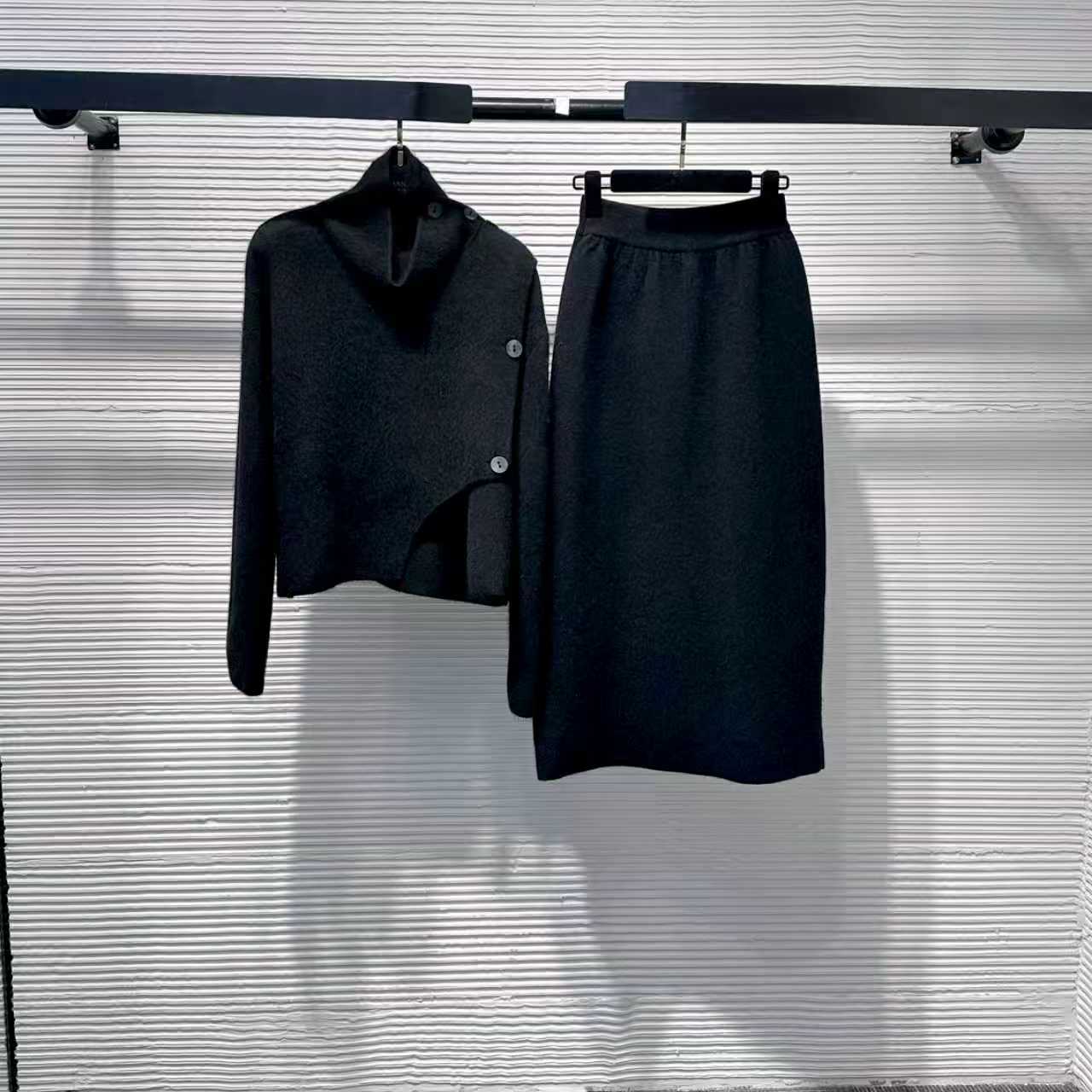 【Da Yang】25秋季薄款毛呢外套开衫针织轻奢长袖设计师显瘦B317