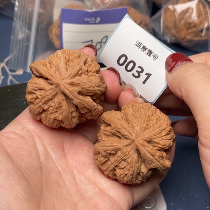 文玩核桃把件粗筋45