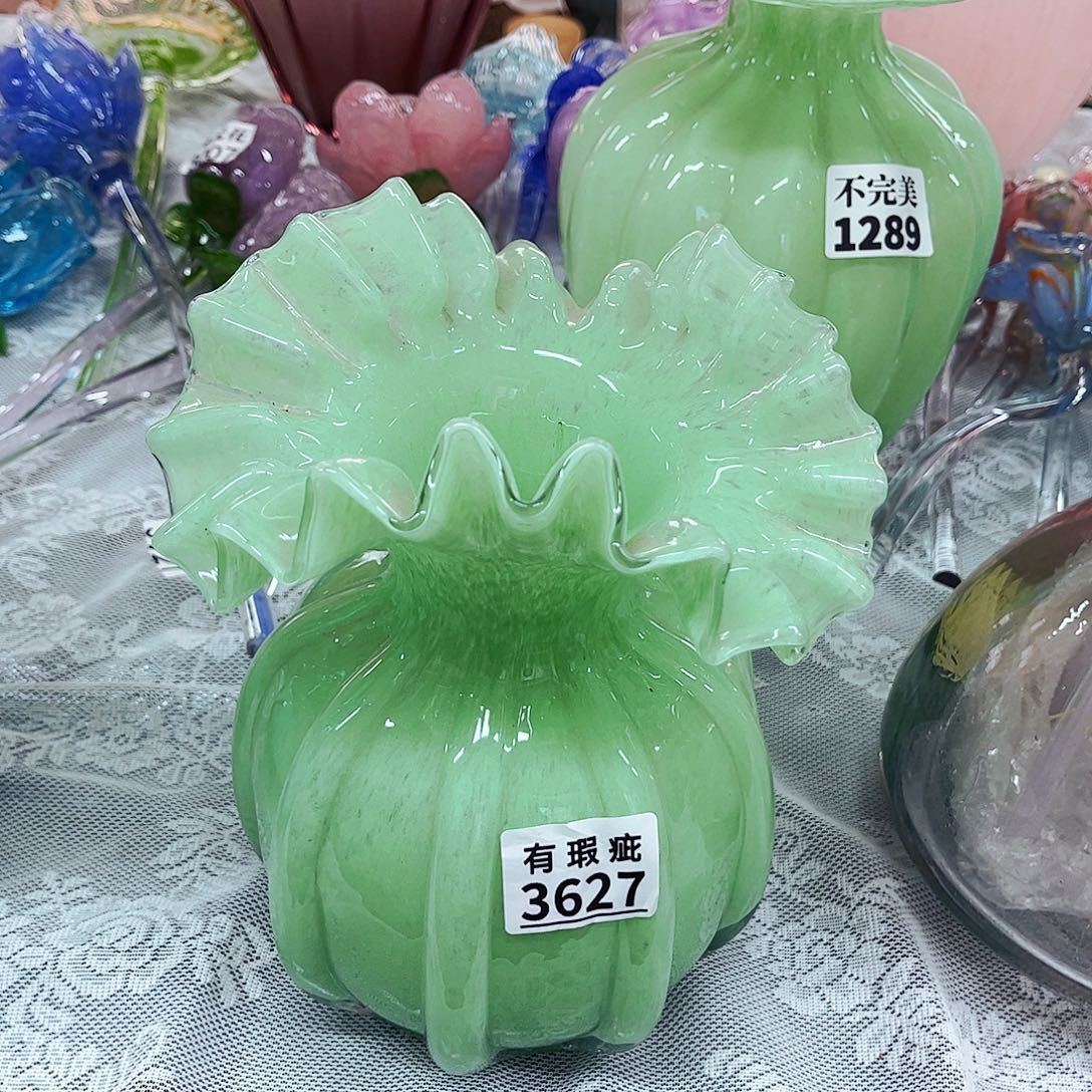 3627瑕瓶不漏水 家悦琉璃工艺品