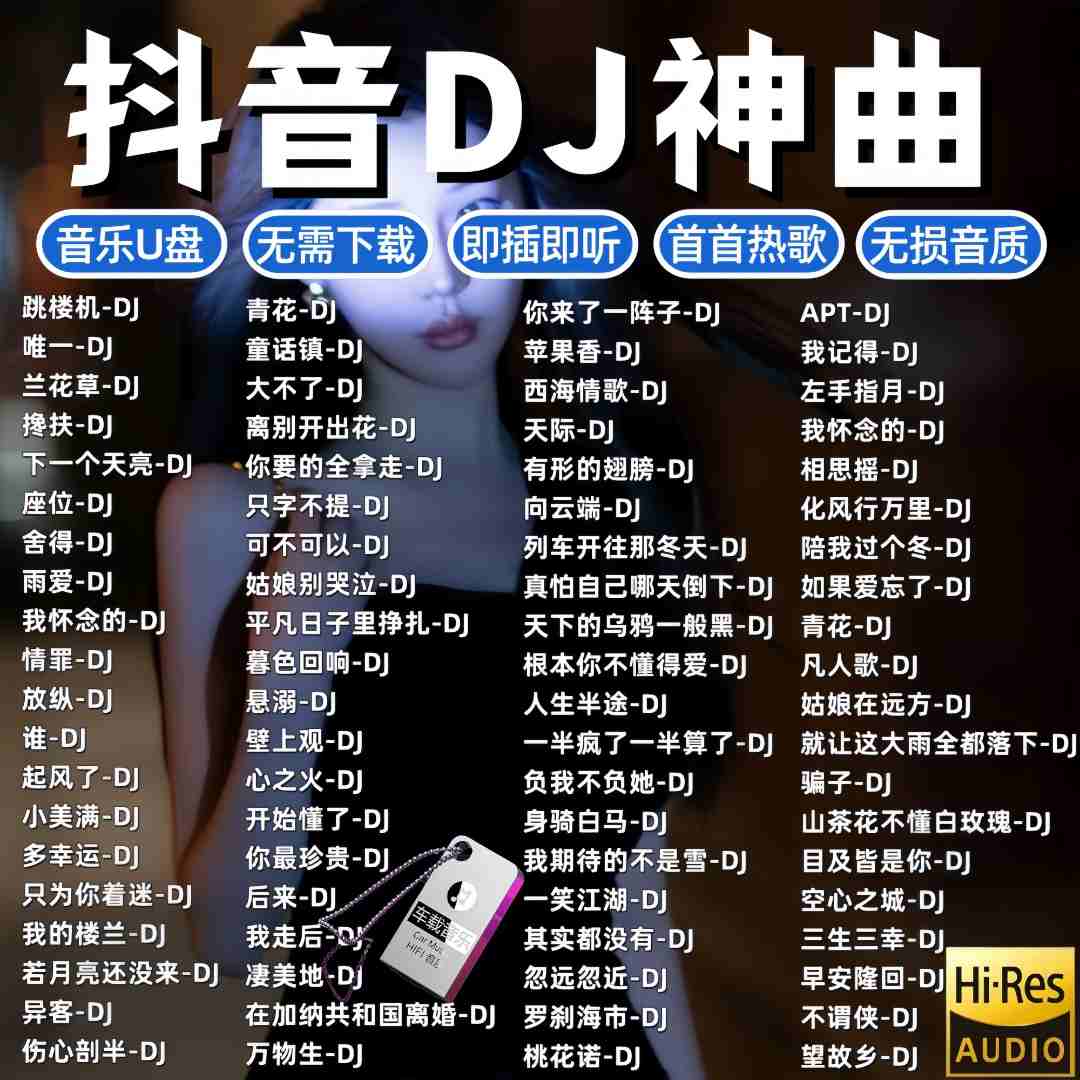 【车载音乐u盘】无损高音质超劲爆dj豪车专用无损柏林之声dj音乐u盘