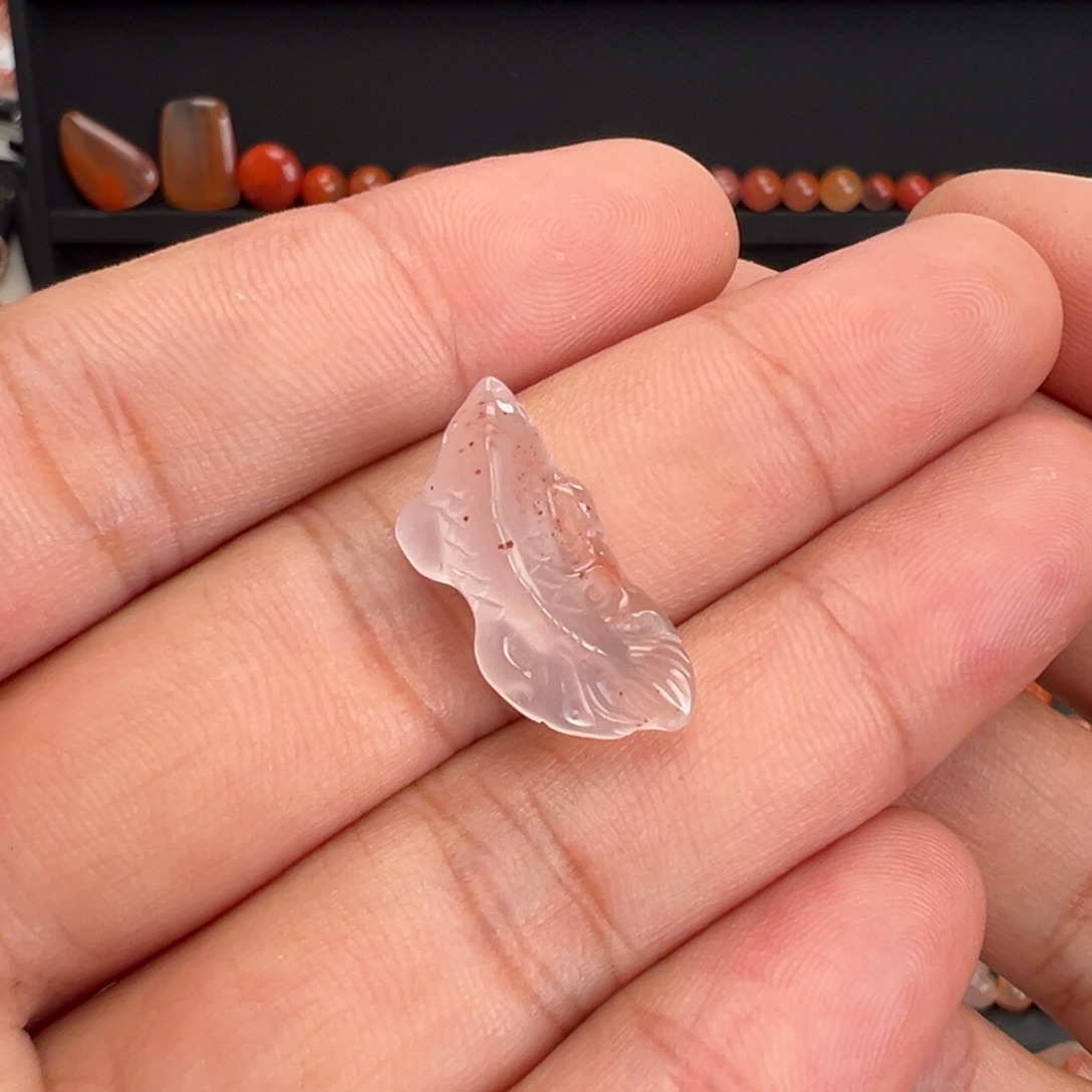 未镶嵌川料南红玛瑙满天星锦鲤