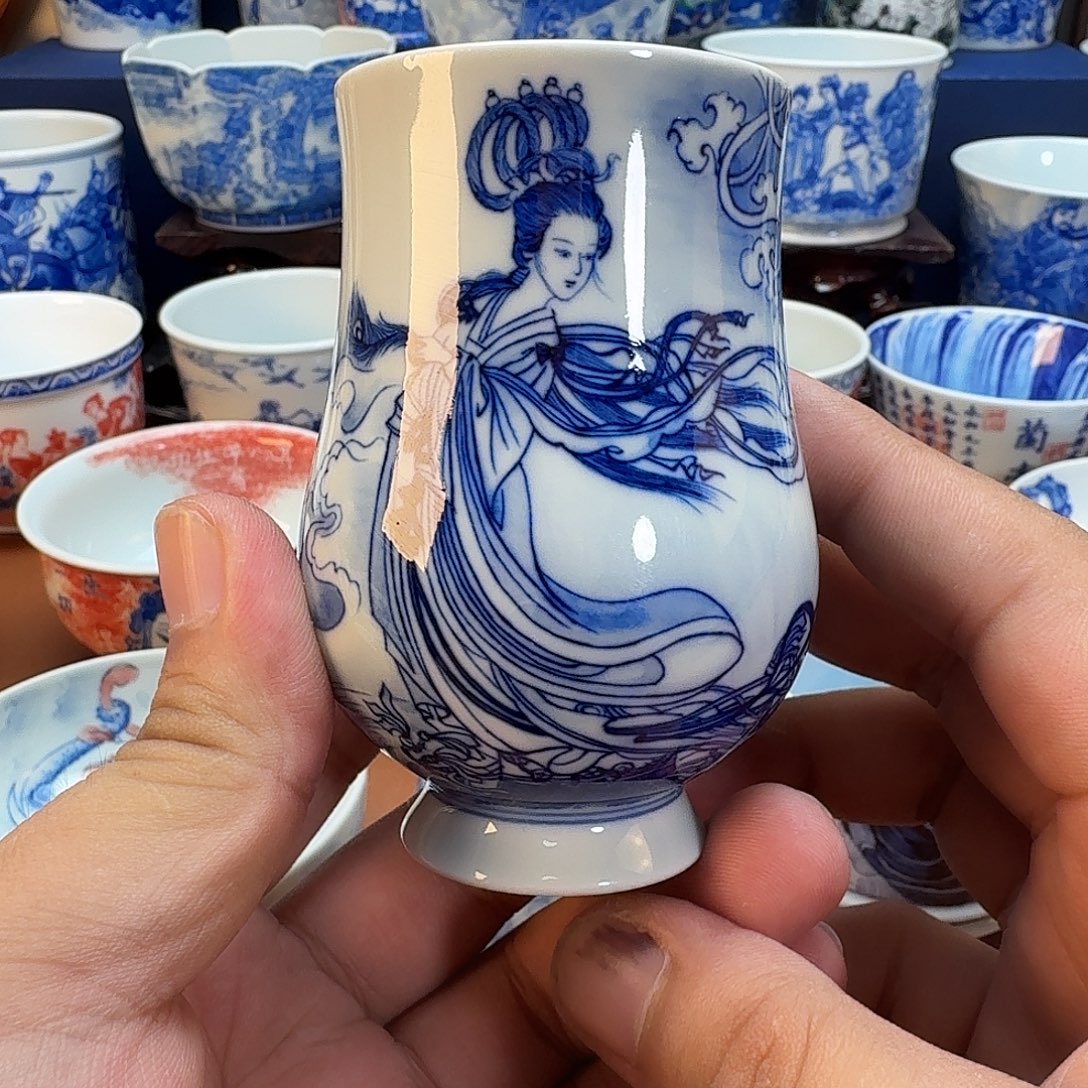 差****杯子景德镇全手工手绘陶瓷