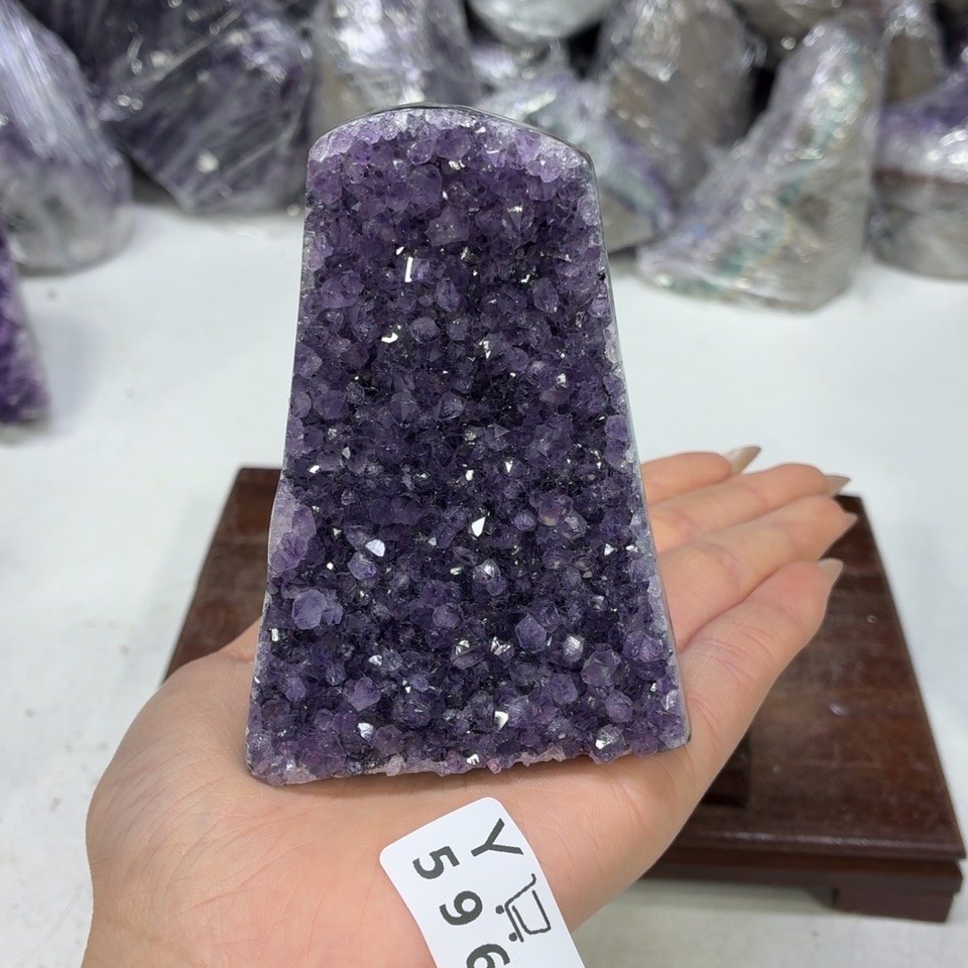 紫晶未镶嵌眼镜水晶