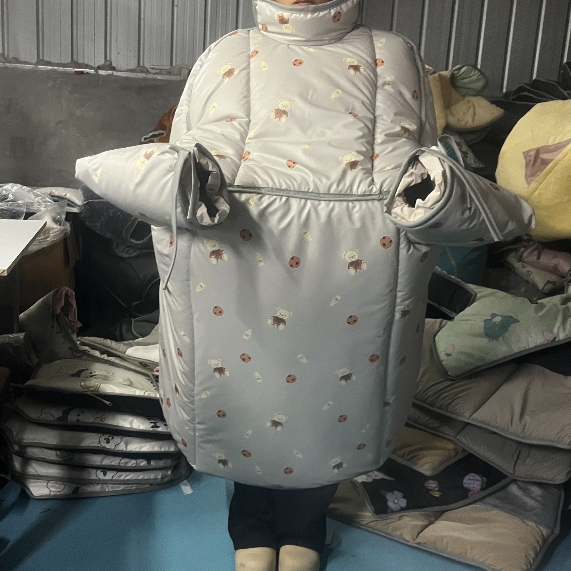 皮革微瑕反光镜专用冬季加绒加棉防水挡风大包围护肩挡风被巨厚