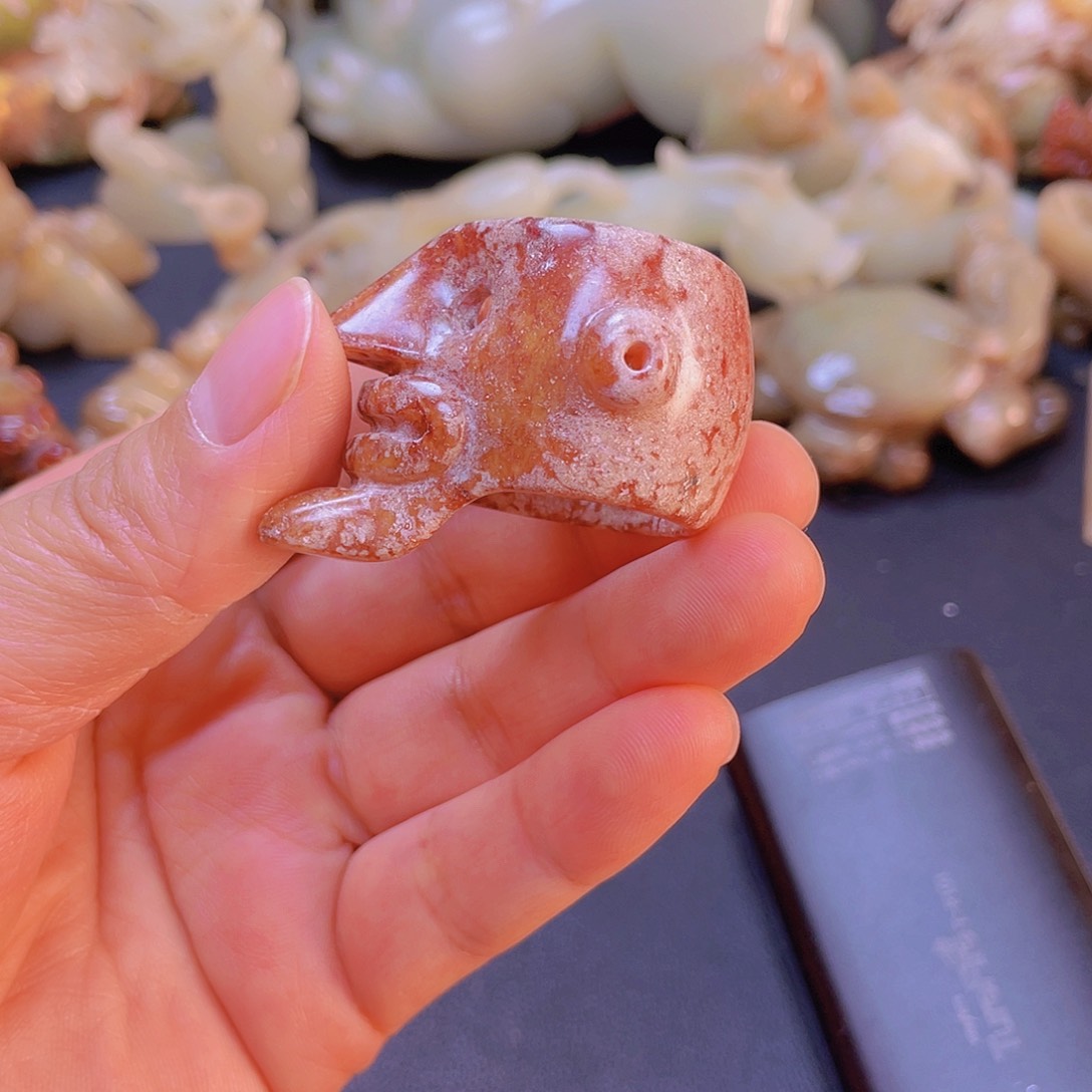 白玉菩提吊坠摆件