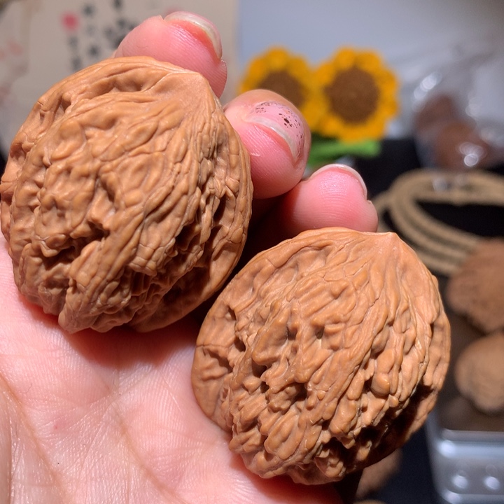 吊坠文玩核桃麦穗虎