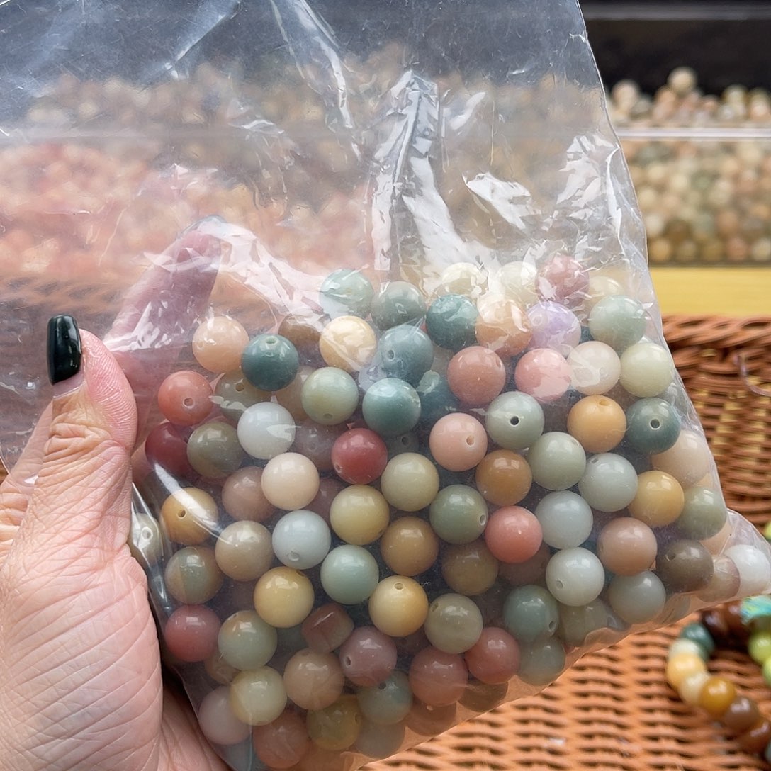 白玉菩提吊坠Q/11mm/150颗