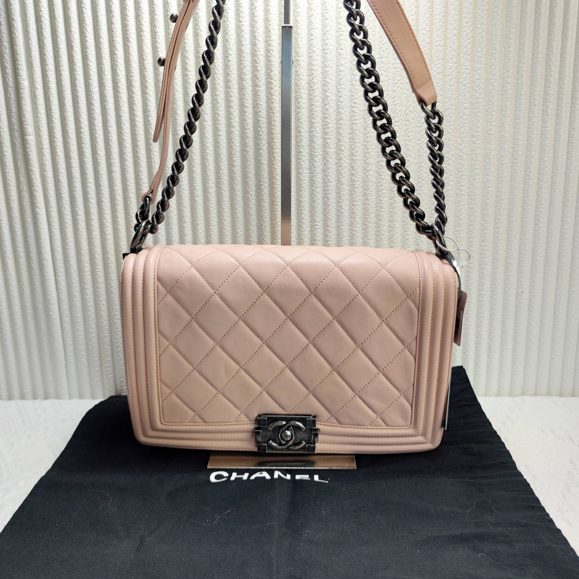 95新 Chanel/香奈儿 CHANEL香奈儿leboy单肩包口盖包斜挎包二奢包