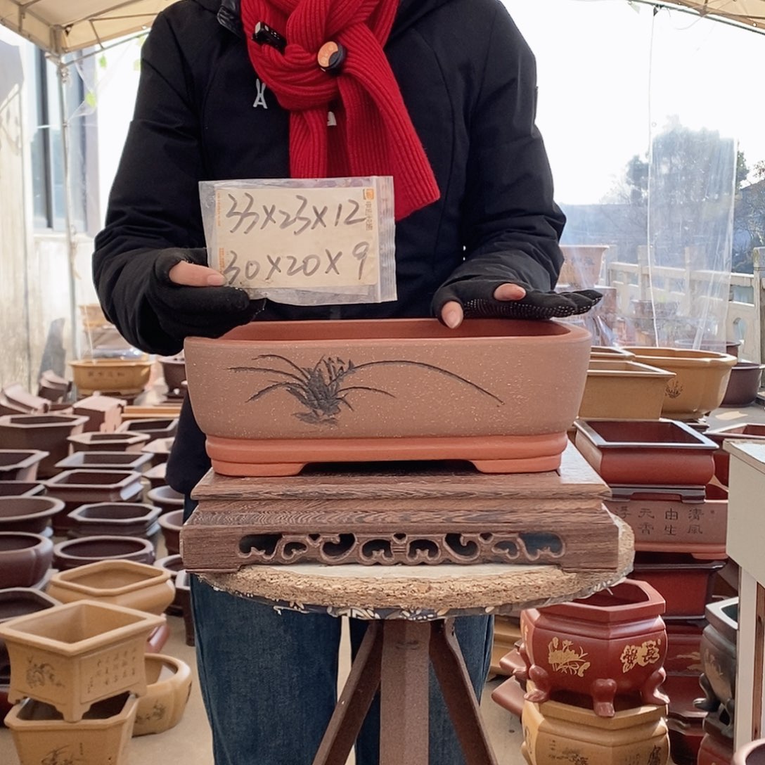 紫砂花盆紫砂花盆