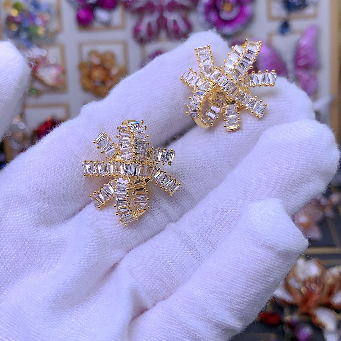 合成立方氧化锆铜刺马针2个