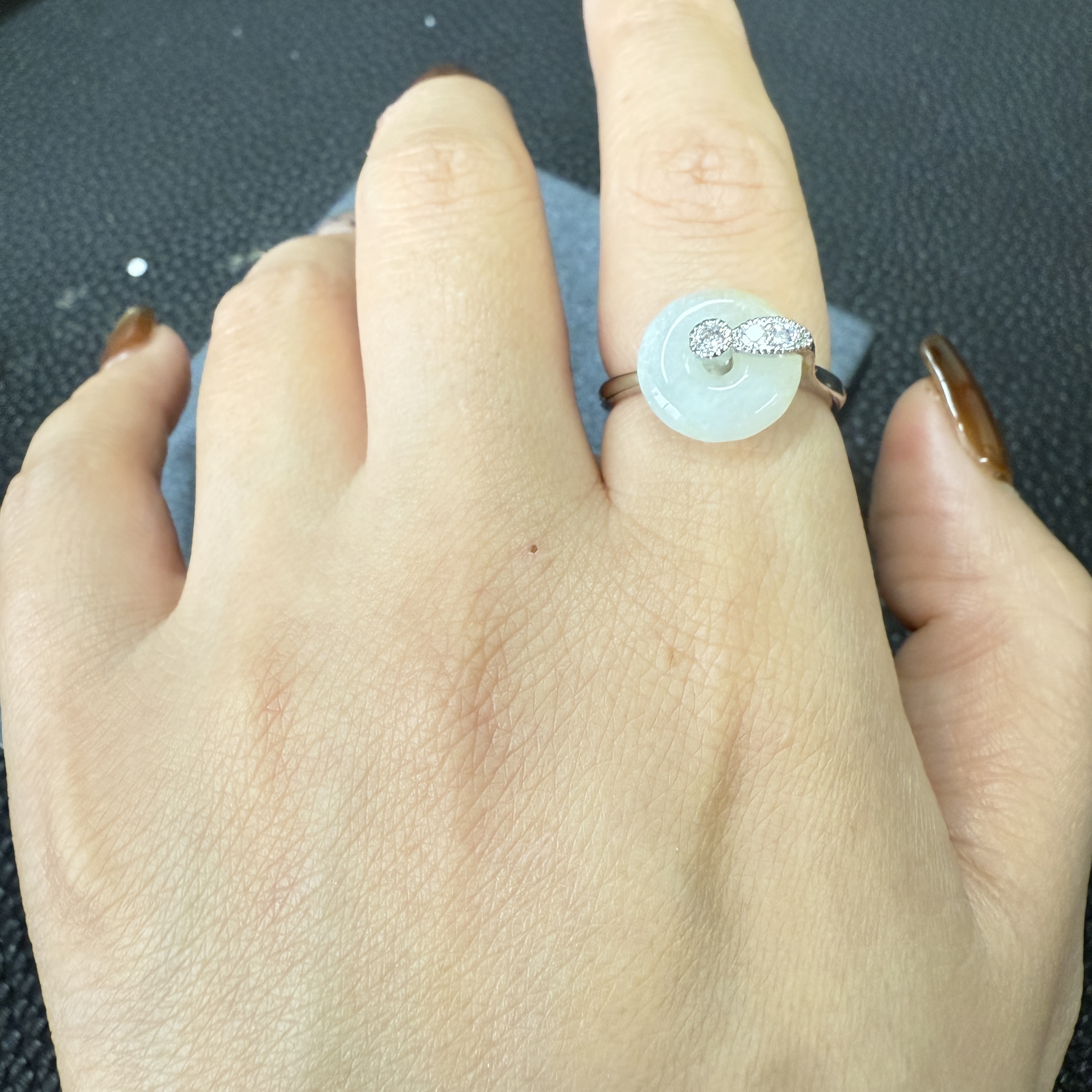 铜合金戒指 MS时尚小叶转转戒指—S379