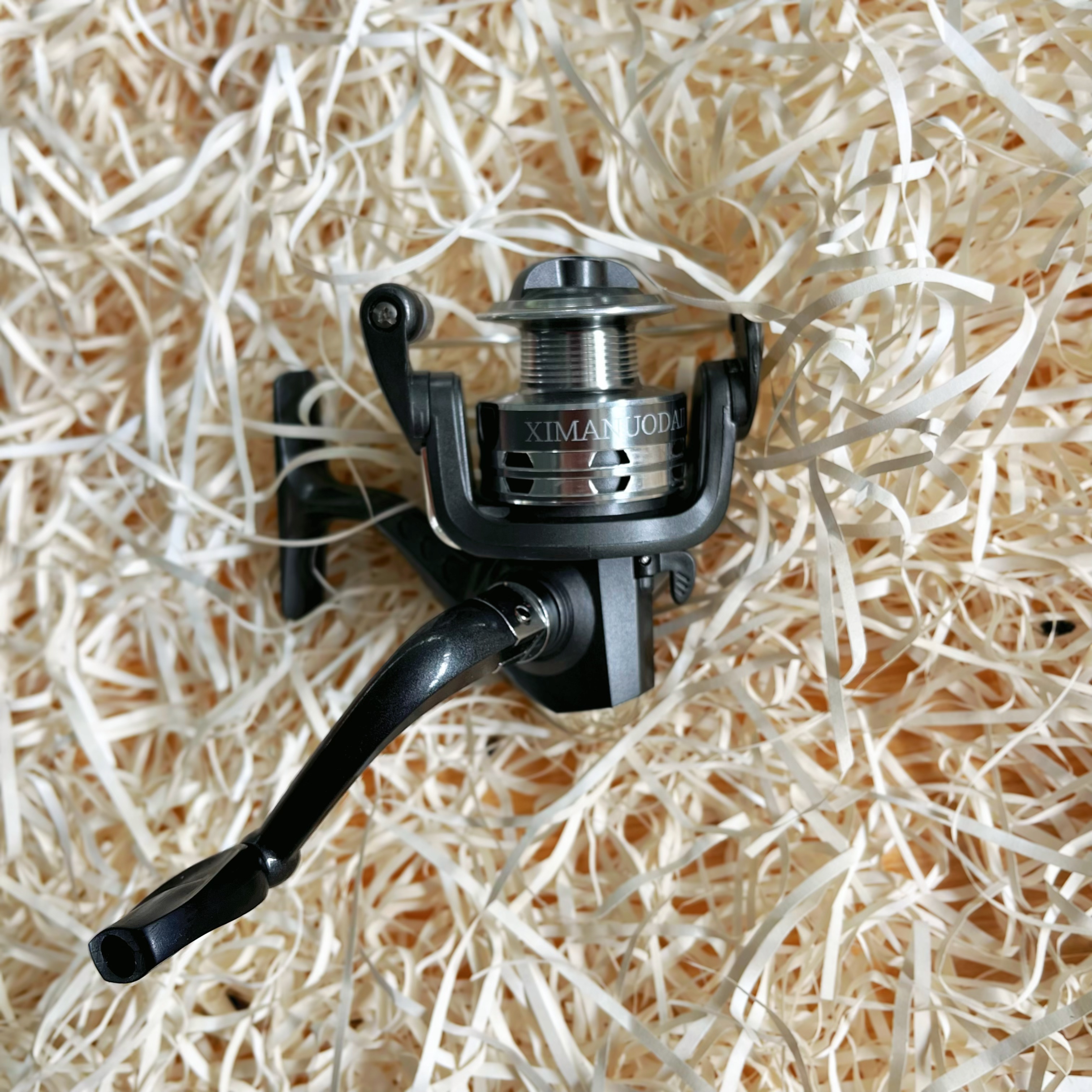 WHXMN升级款远投海鲈竿银色左右手互换纺车轮