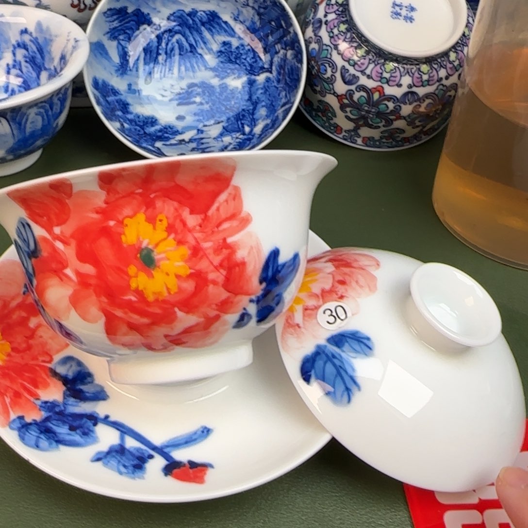 彦祖纯手工手绘茶具30