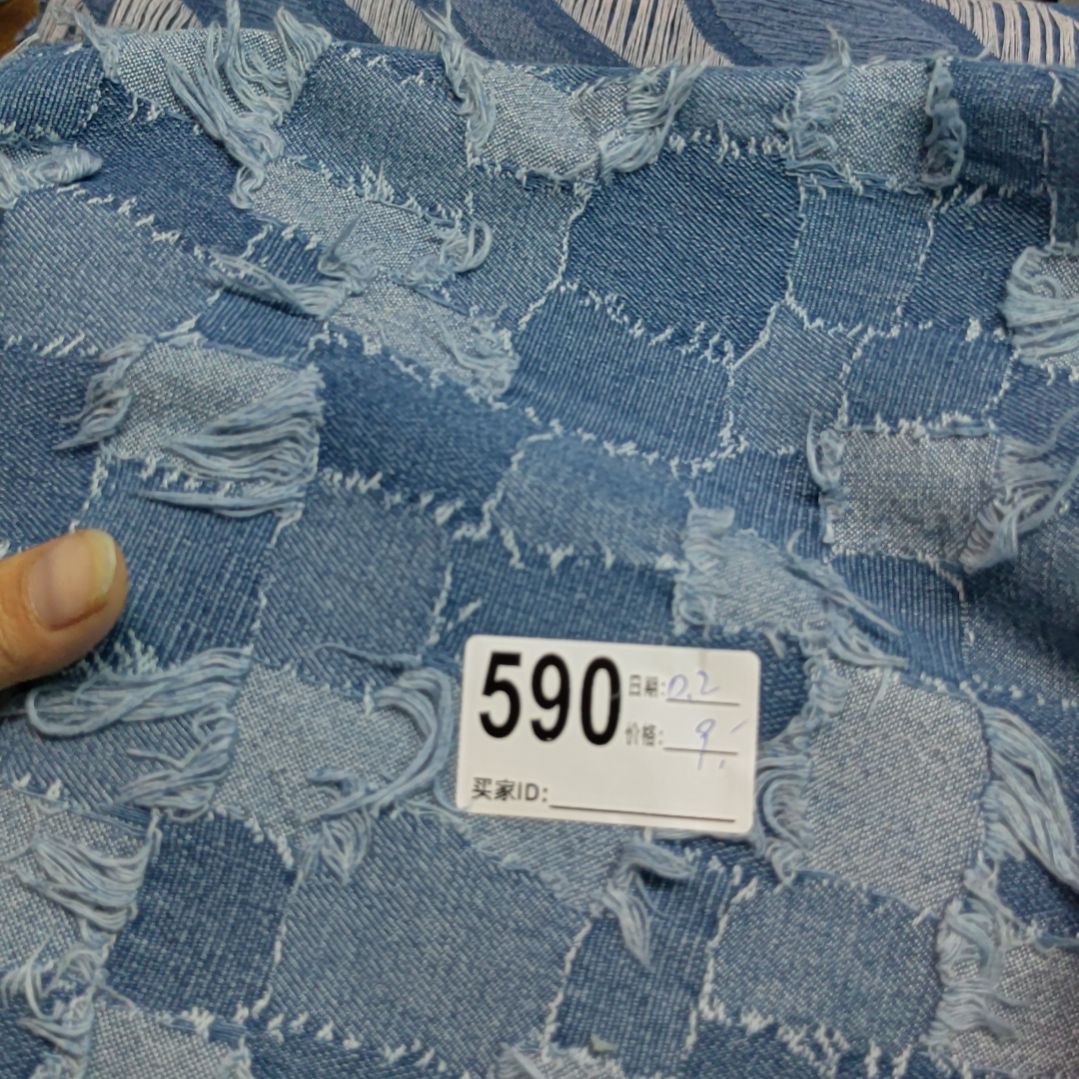 水洗提花牛仔面料0.2*1.7