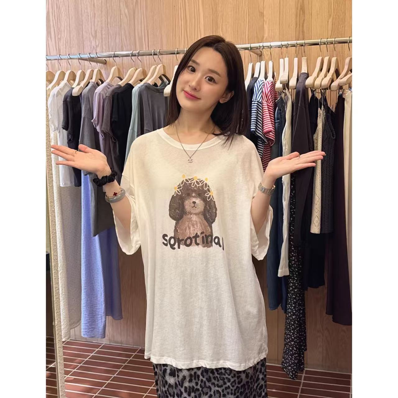 东大门卡通狗CHOI 夏季NO退NO换