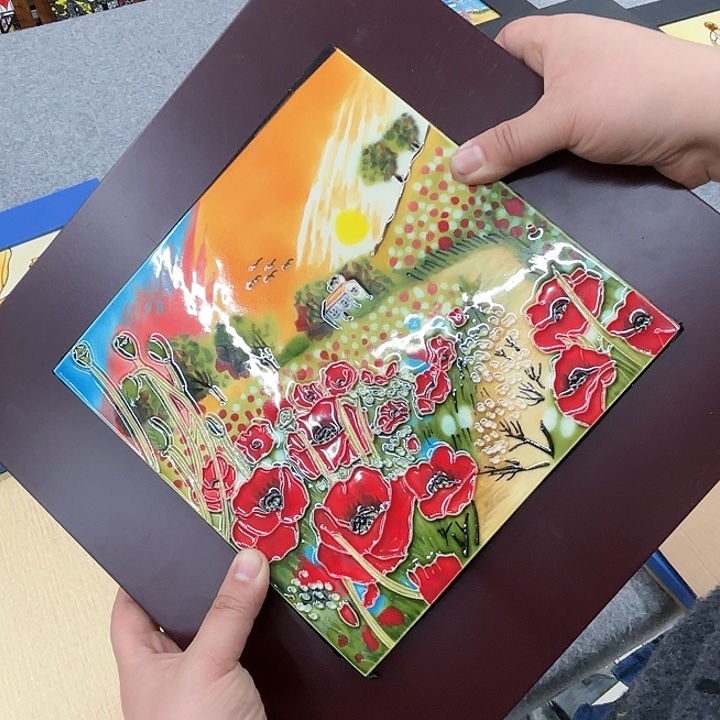 多***呀陶瓷板画20/20单瓷片