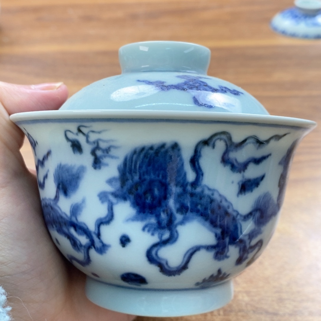 手工手绘柴窑单杯