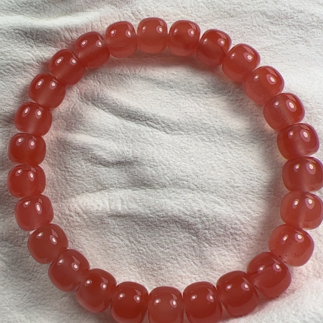 南红玛瑙手串未镶嵌