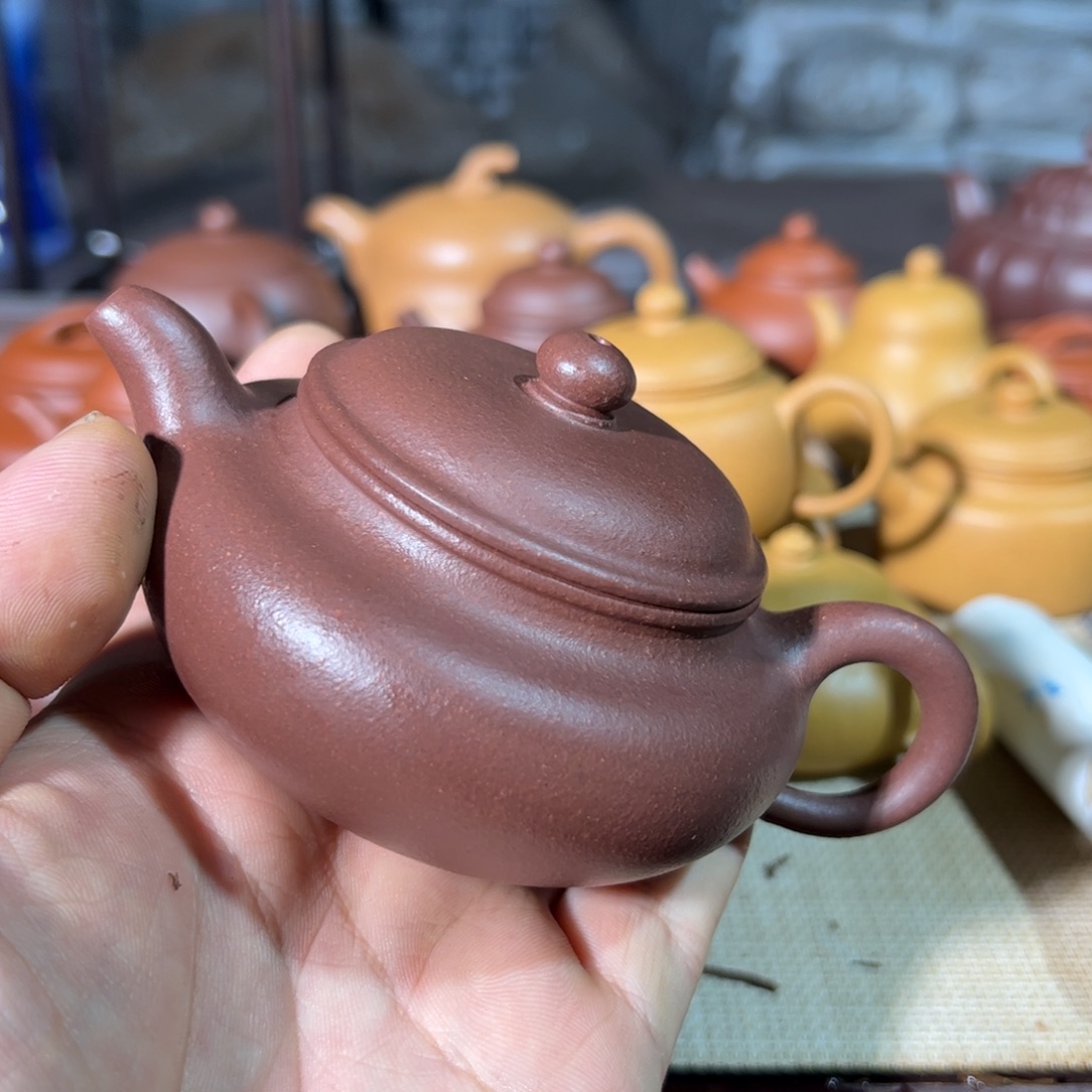 茶壶紫砂全手工制作