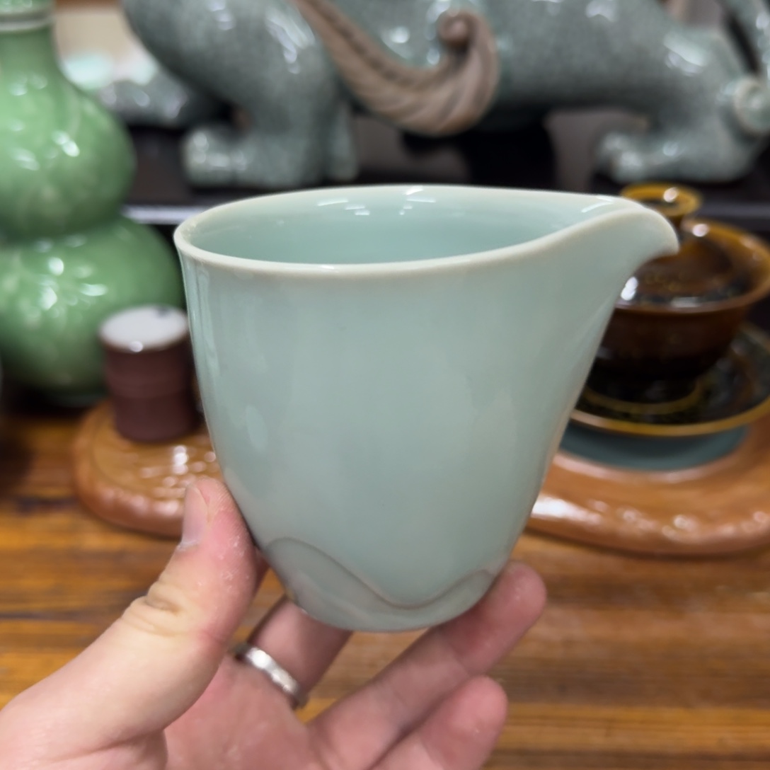 龙泉青瓷茶具微瑕7610