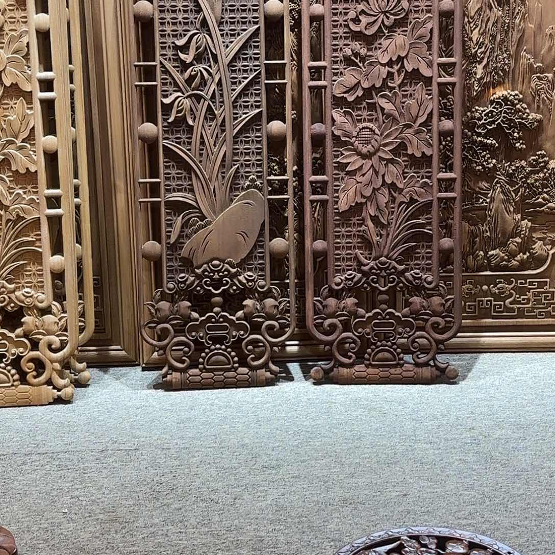 老***生香樟木2890兰花秋菊