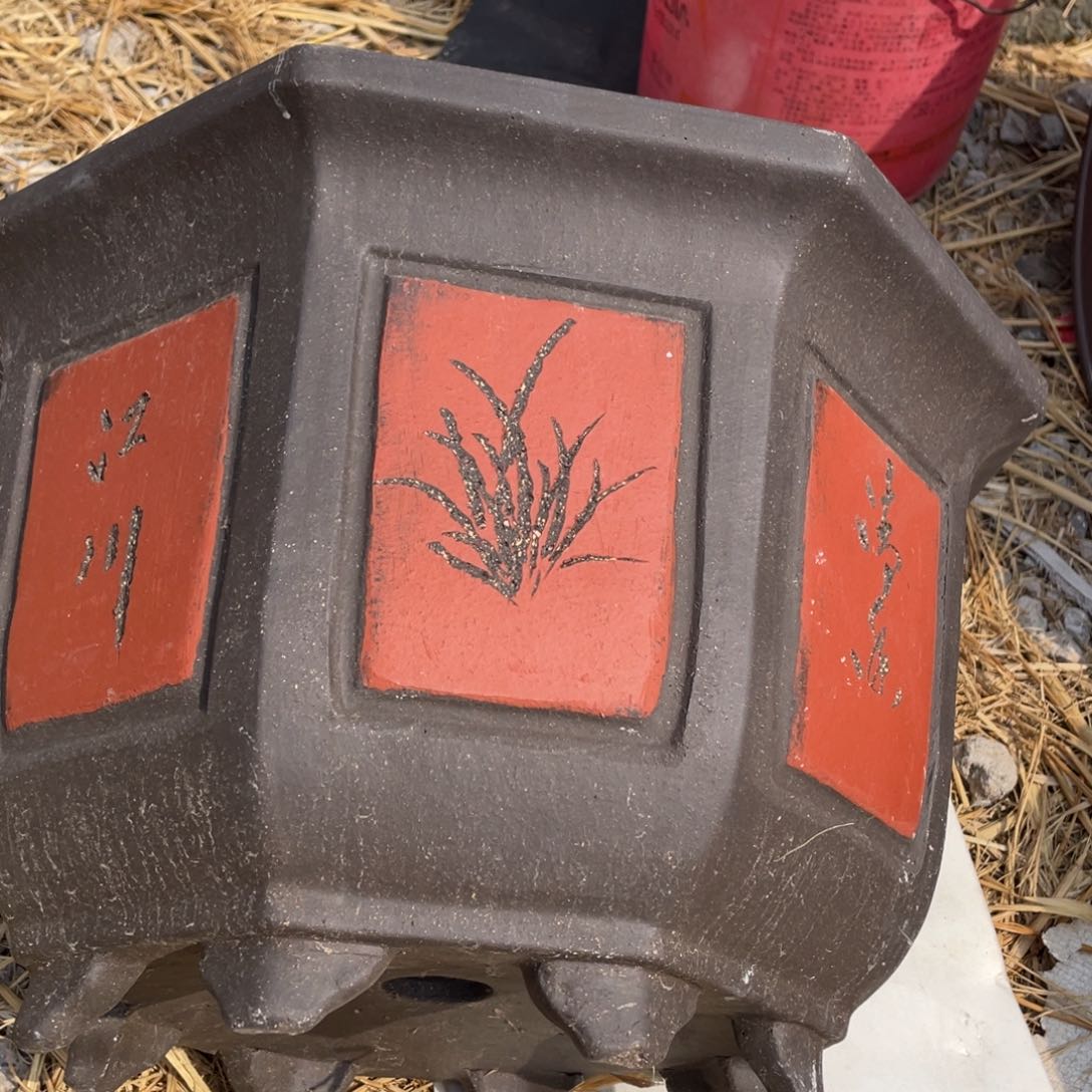 紫砂对角50*46*32八方一只