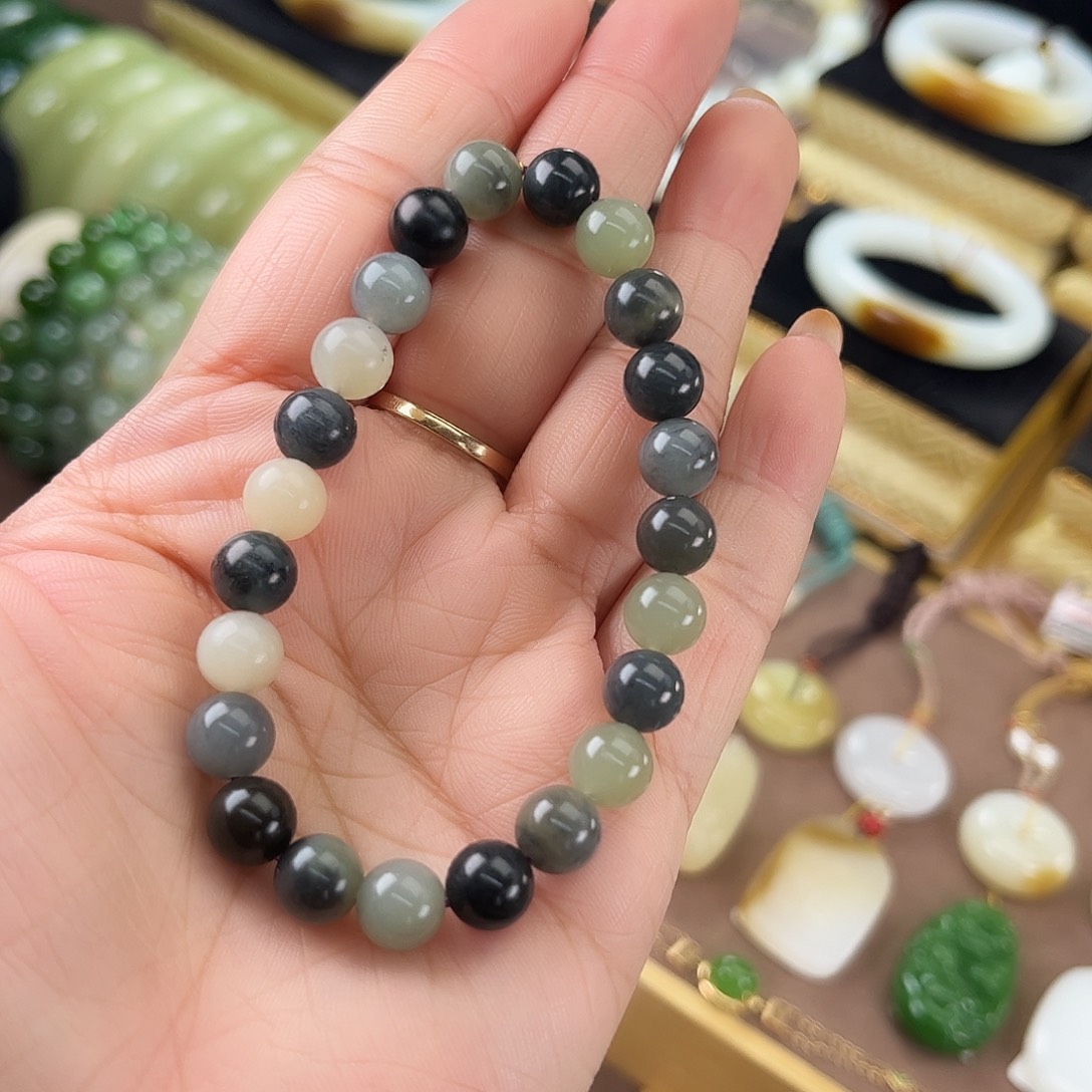 和田玉手链未镶嵌