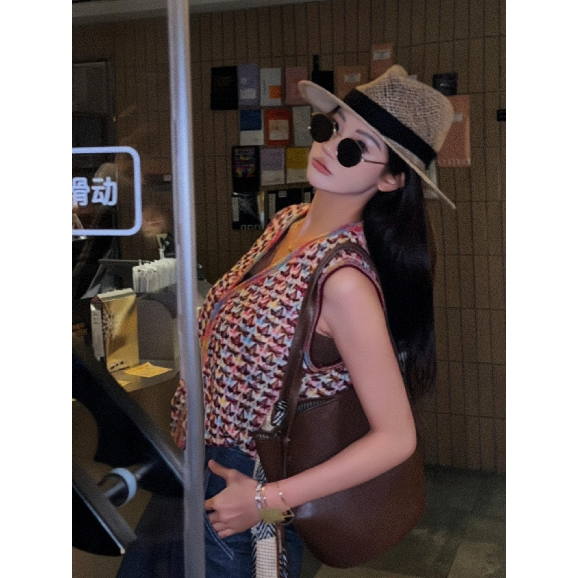 利达NEW DADADA小香风五彩针织小吊带背心2025夏马甲叠穿外穿坎肩