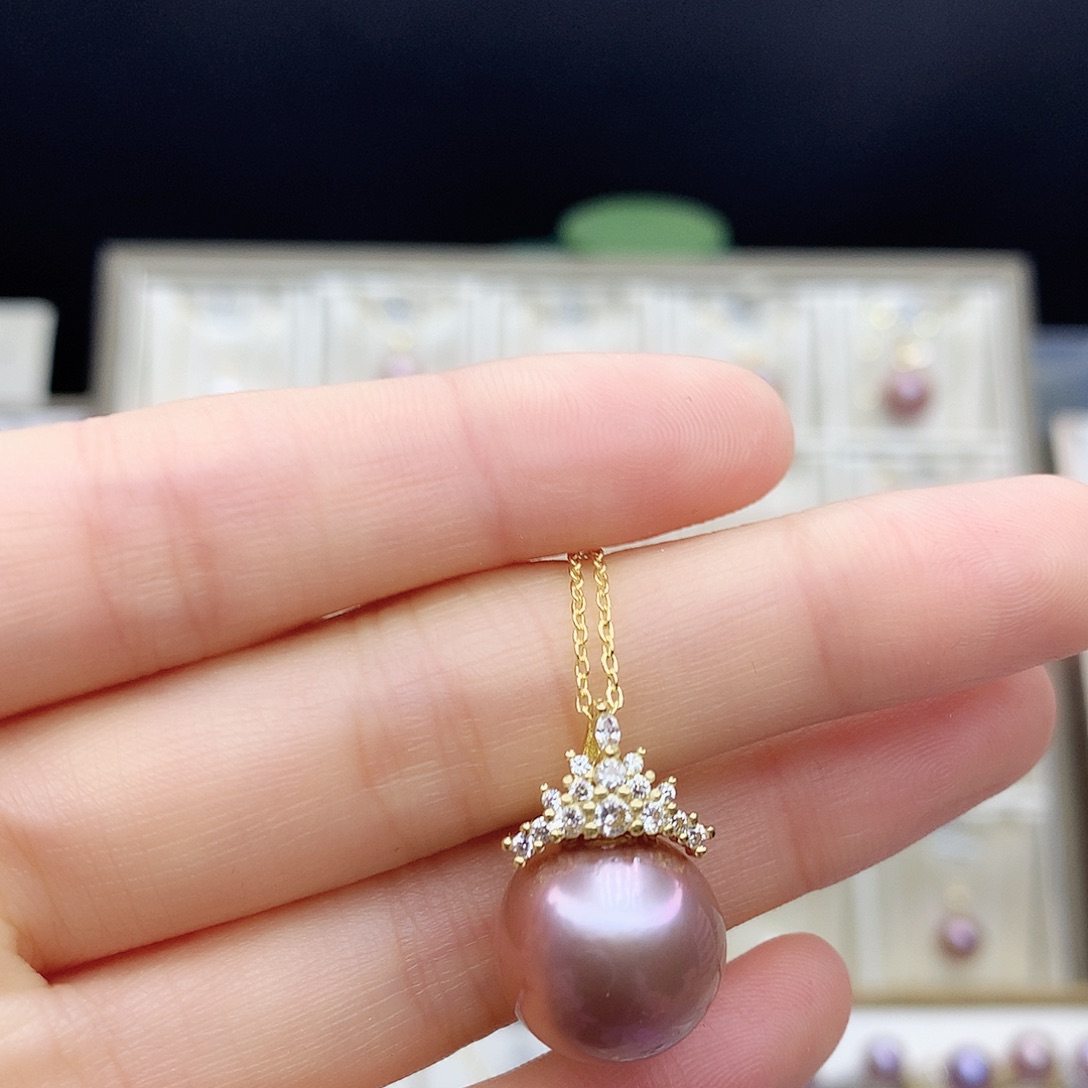 淡水珍珠颈饰合金