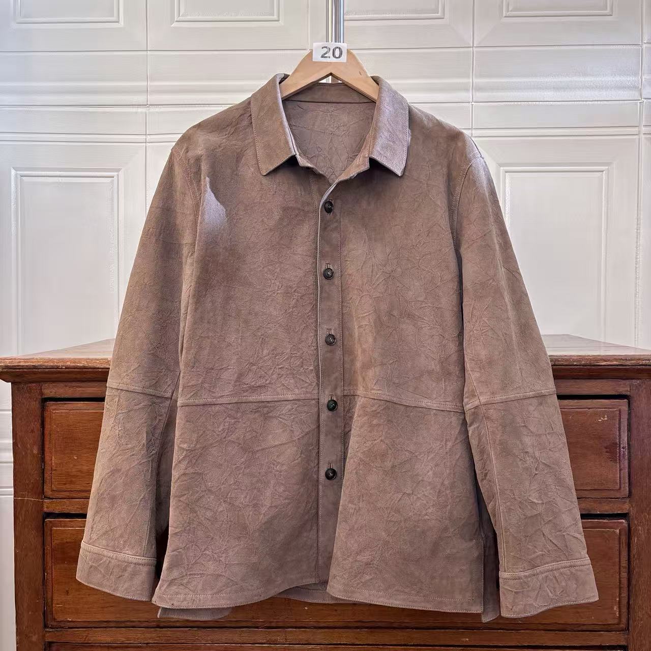 真皮 男士夹克外套 20  130-140斤左右 DM25B557