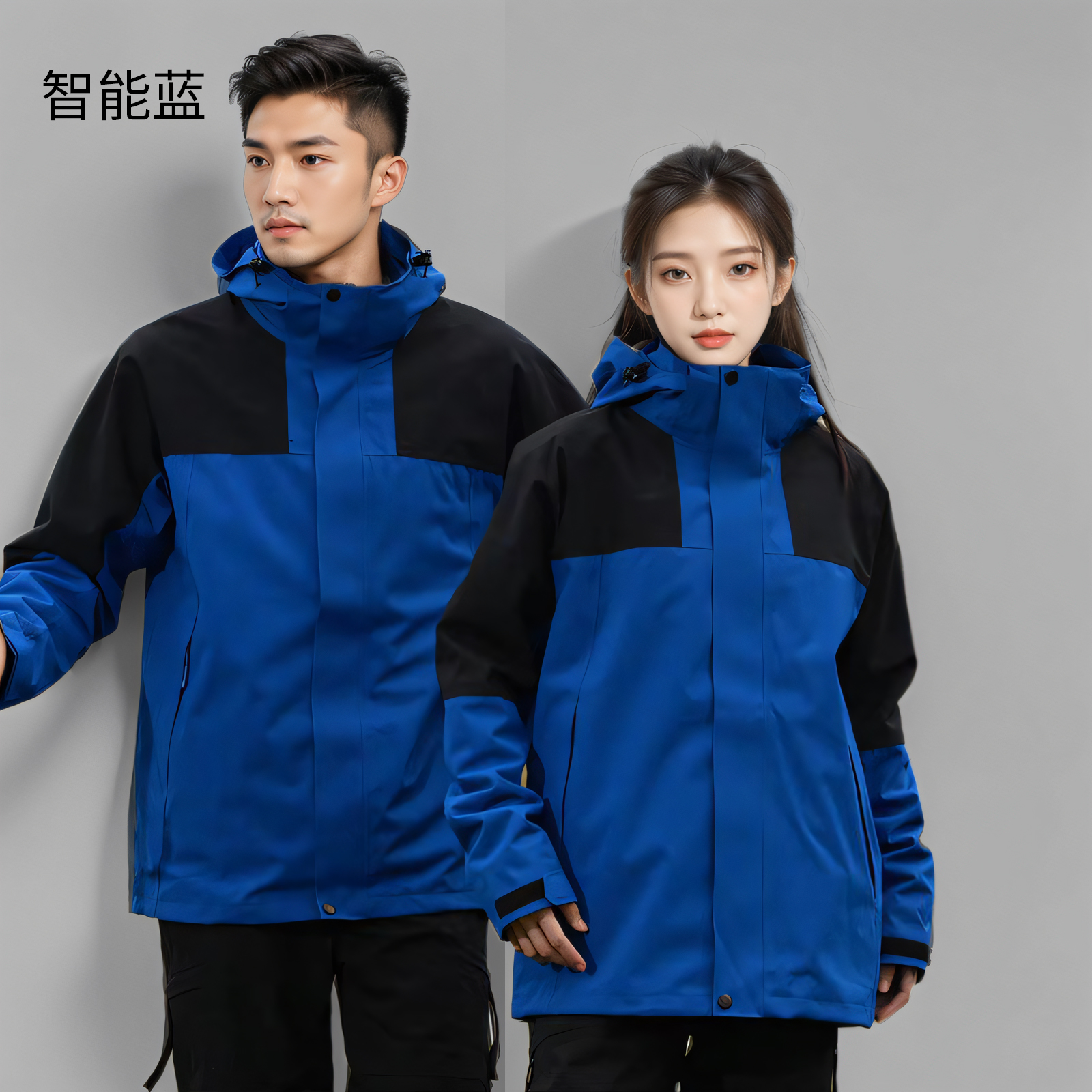 三合一可拆卸冲锋衣户外防风防水透湿秋冬御寒外套RYCD2918