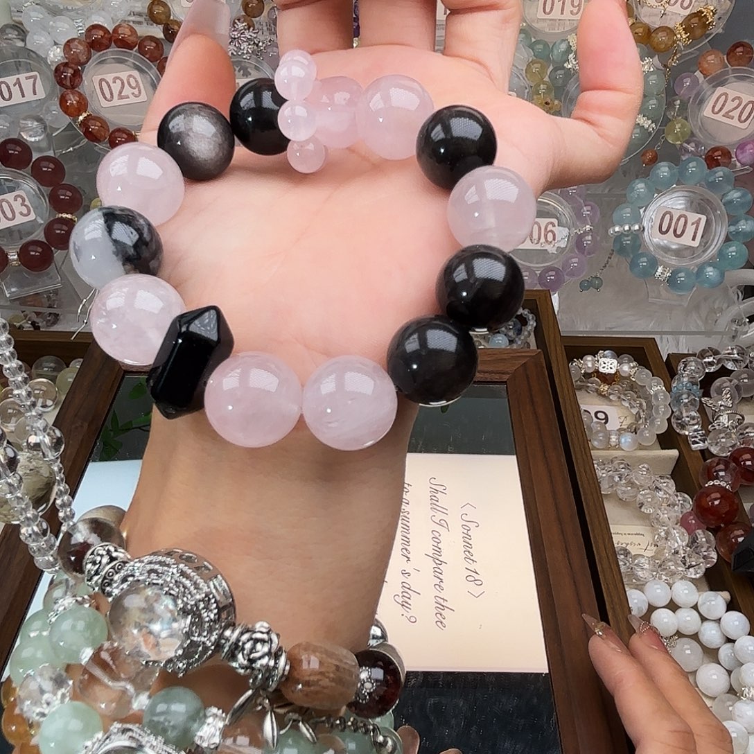 银S925镶嵌手链水晶98888888