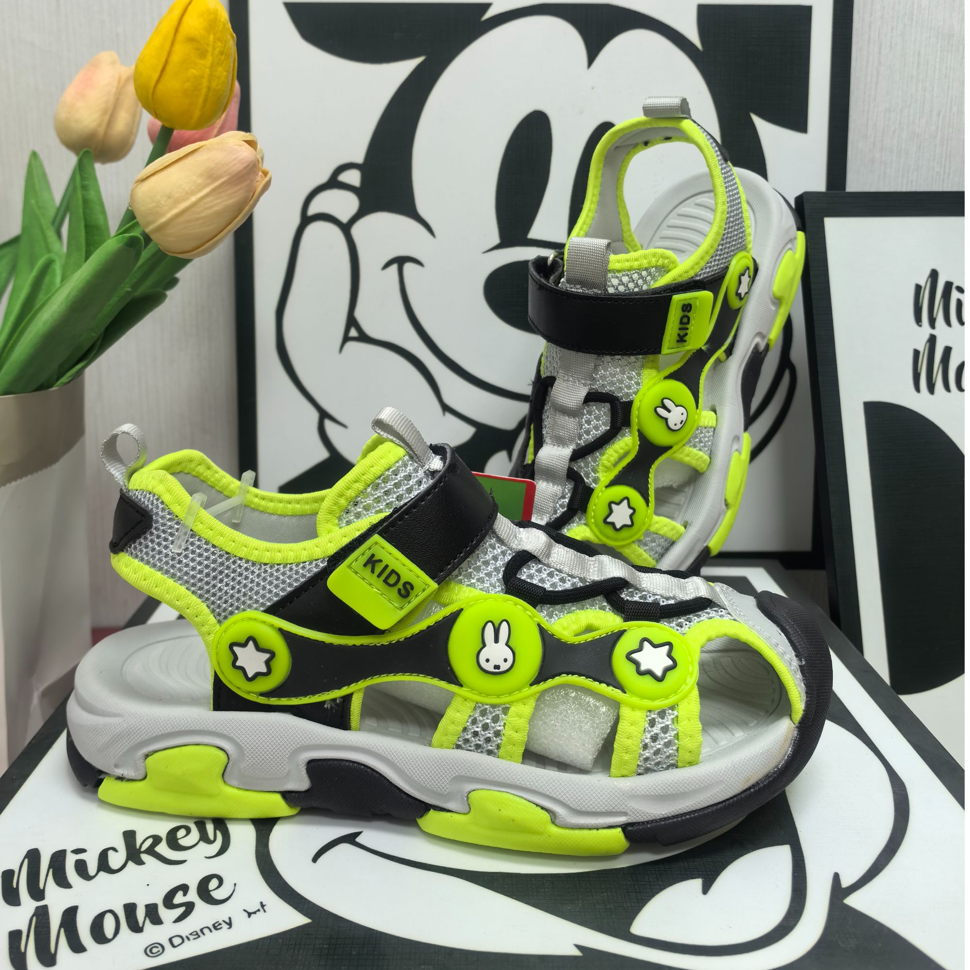 Miffy包头凉鞋夏季软底防滑大童沙滩凉鞋232247