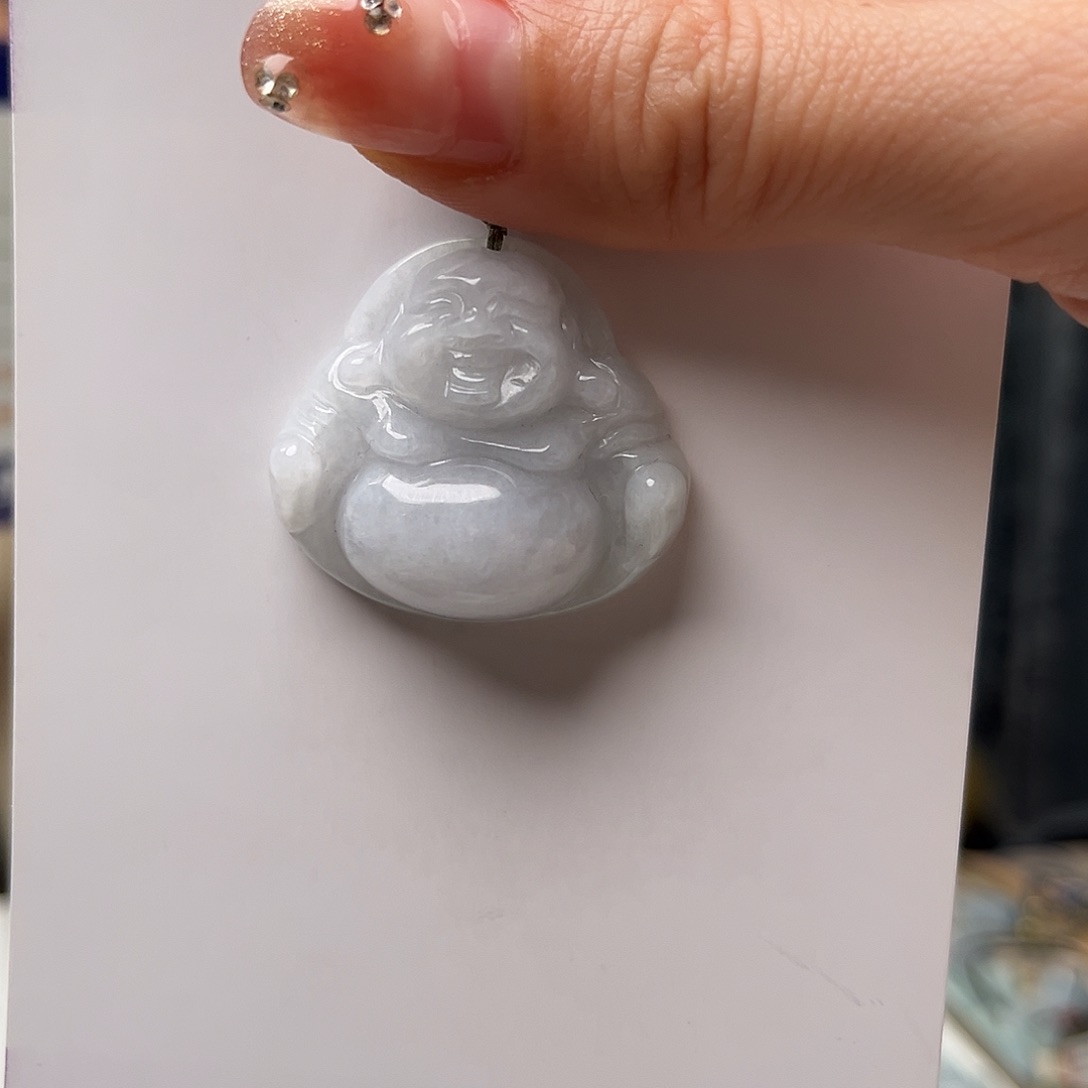 翡翠颈饰未镶嵌佛公