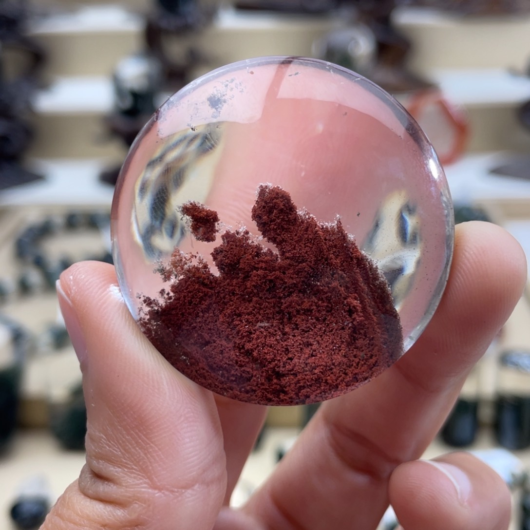 水晶颈饰未镶嵌红幽灵吊坠