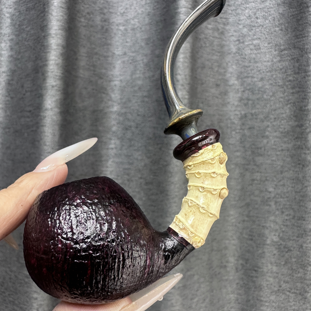 焦耀烟斗———竹节叼斗