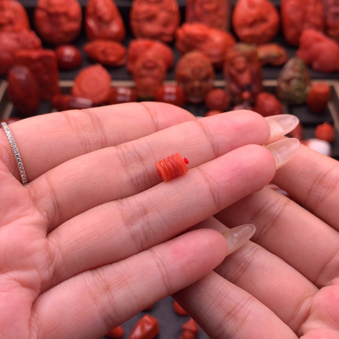 南红玛瑙南红保山精工直切隔片6mm未镶嵌