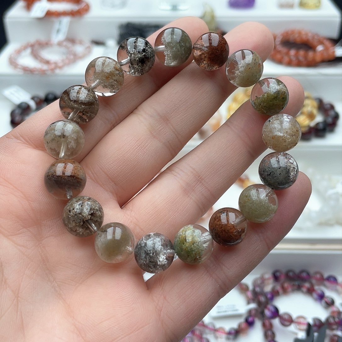 水晶手链未镶嵌四季幽灵12.8mm