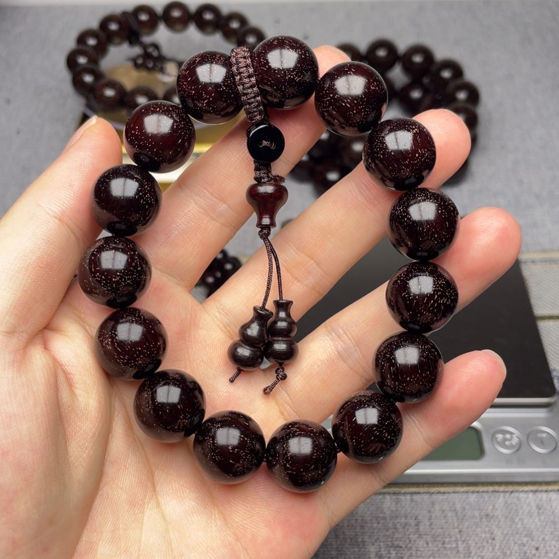 檀香紫檀（小叶紫檀）1.5 老料高油密 小满金星