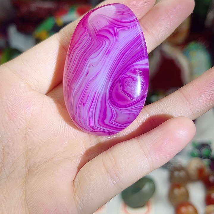 玛瑙/玉髓未镶嵌耳饰