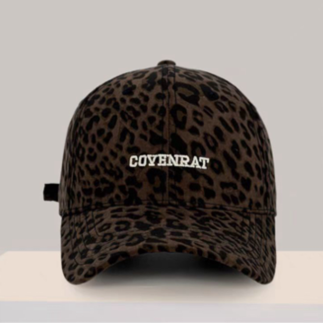 韩版夏季鸭舌帽百搭街头时尚遮阳帽休闲棒球帽豹纹帽子复古