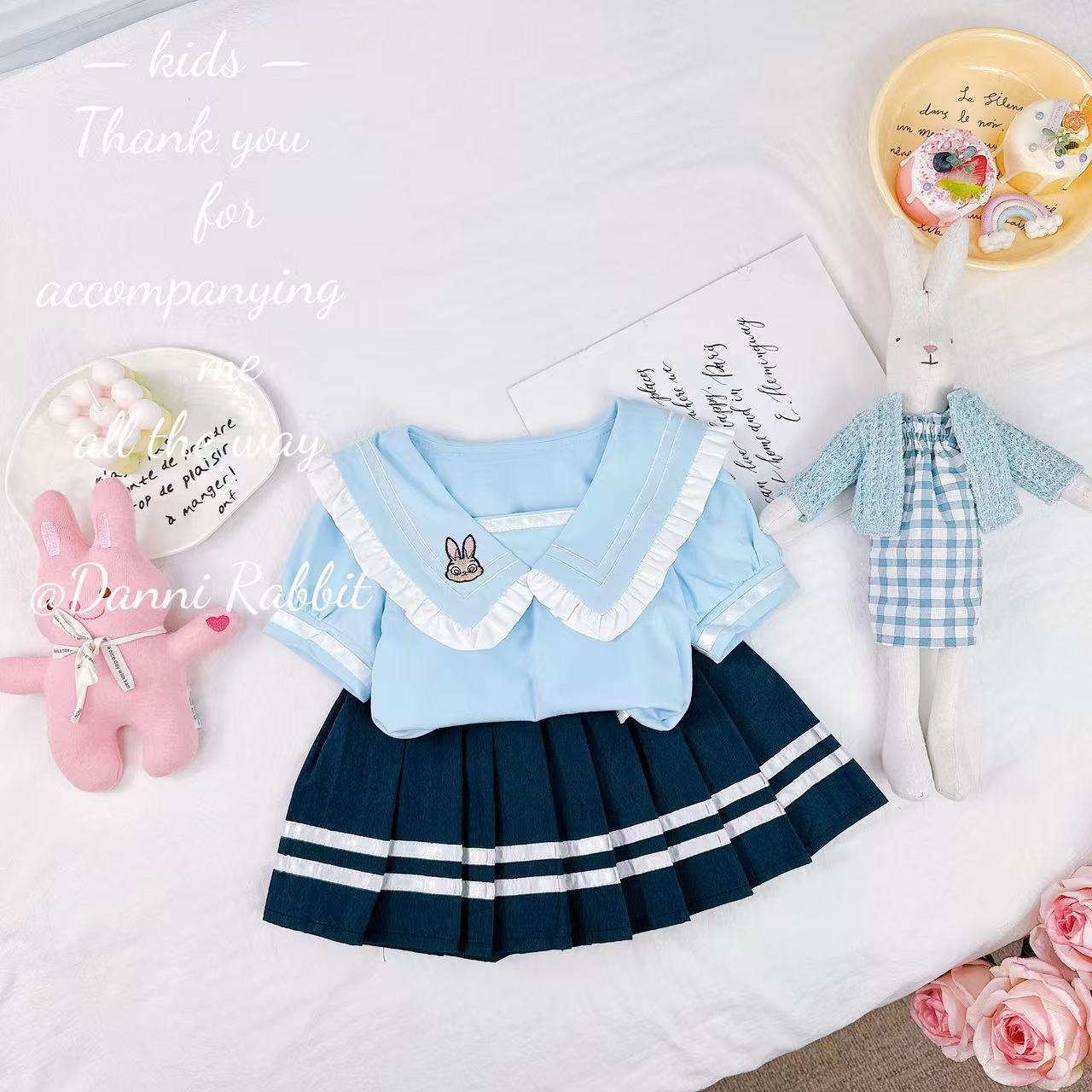 【Dannirabbit】学院风儿童洋气JK制服套装 D-S329