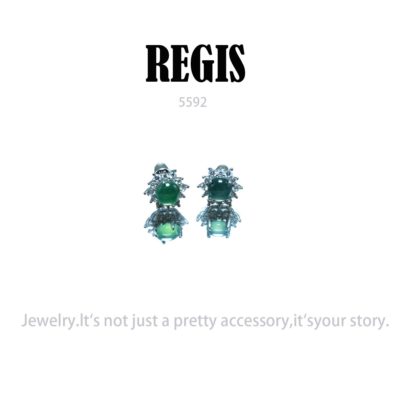 镀K金 REGIS  耳饰～5592