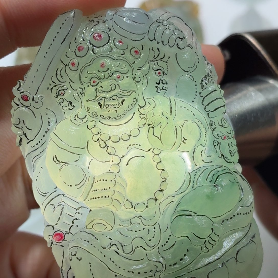 定制翡翠未镶嵌大黑天