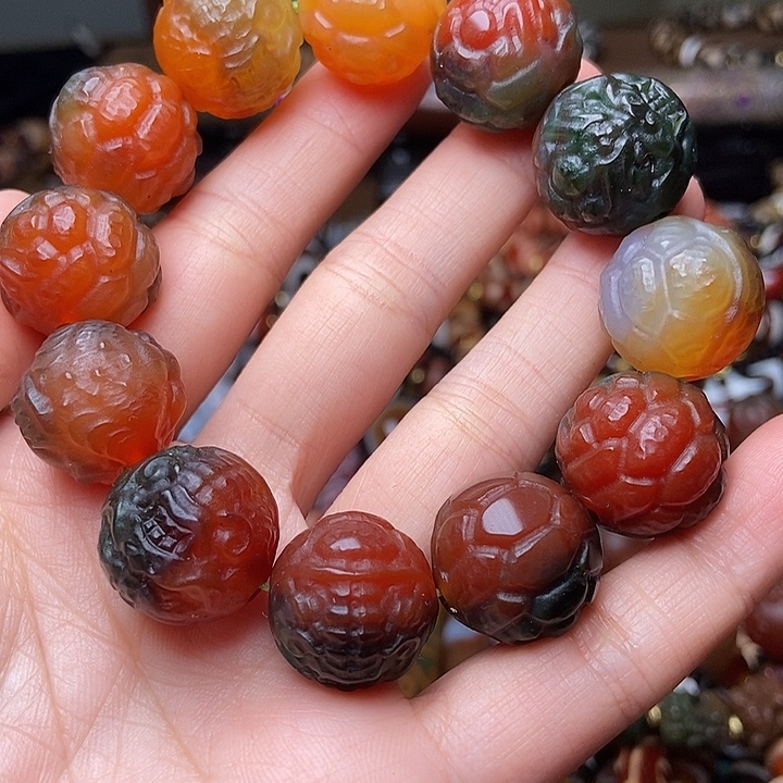 玛瑙/玉髓未镶嵌手链11