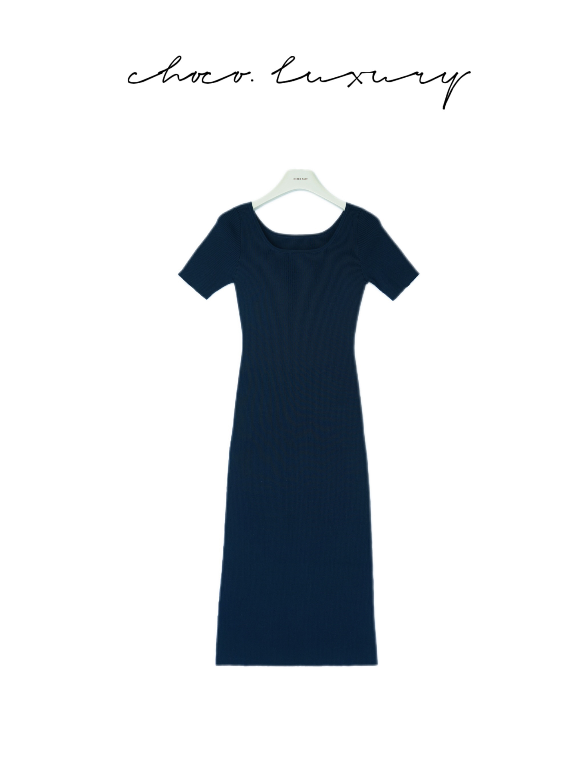 CHOCO【安妮】简约气质修身连衣裙 D3078