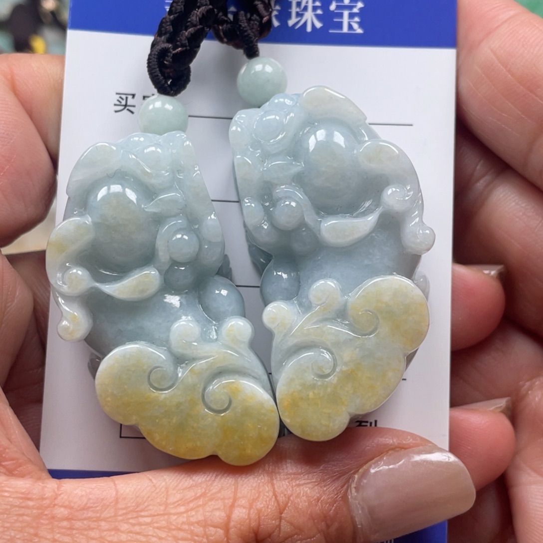 翡翠挂件未镶嵌翡玉翡翠挂件